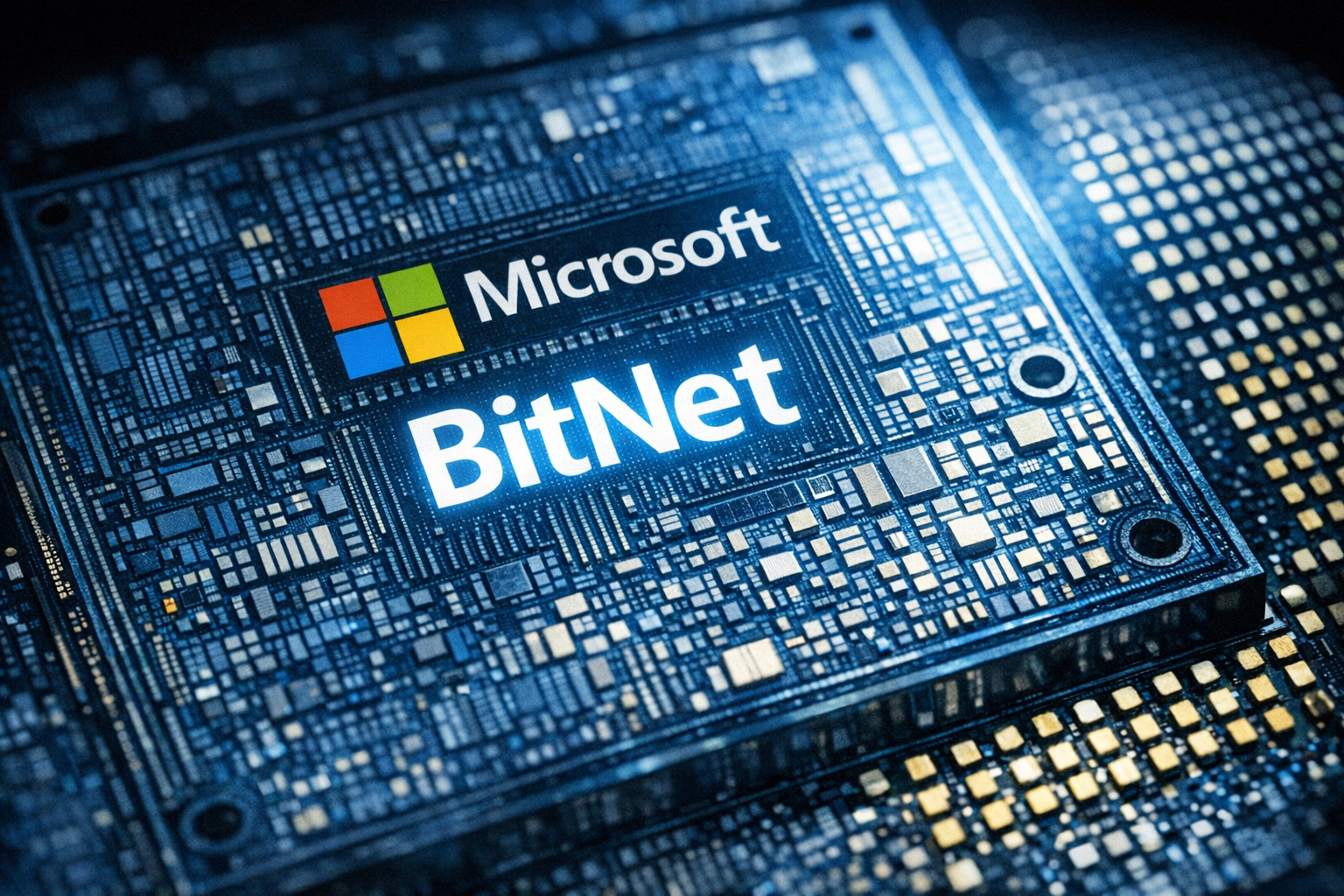 Human silhouette facing glowing AI presence